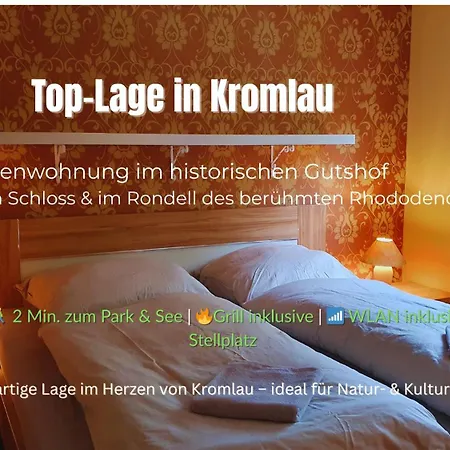 Daire Im Gutshof Direkt Gegenueber Dem Schloss, Rhododendronpark Mit Terrasse Und Wlan